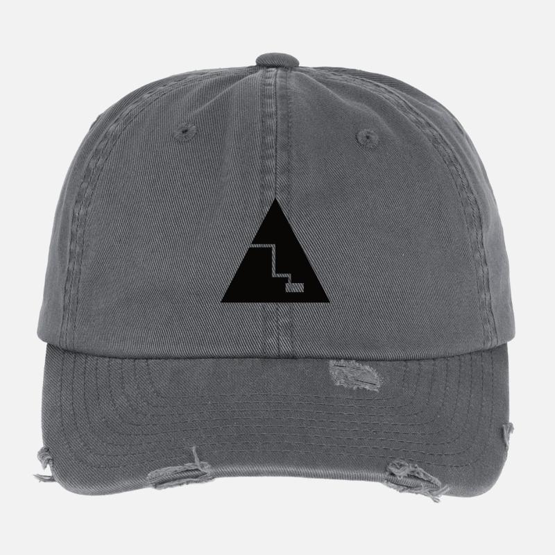 Pyramide - T-Shirt Design Flexfit Vintage Destroyed Cap