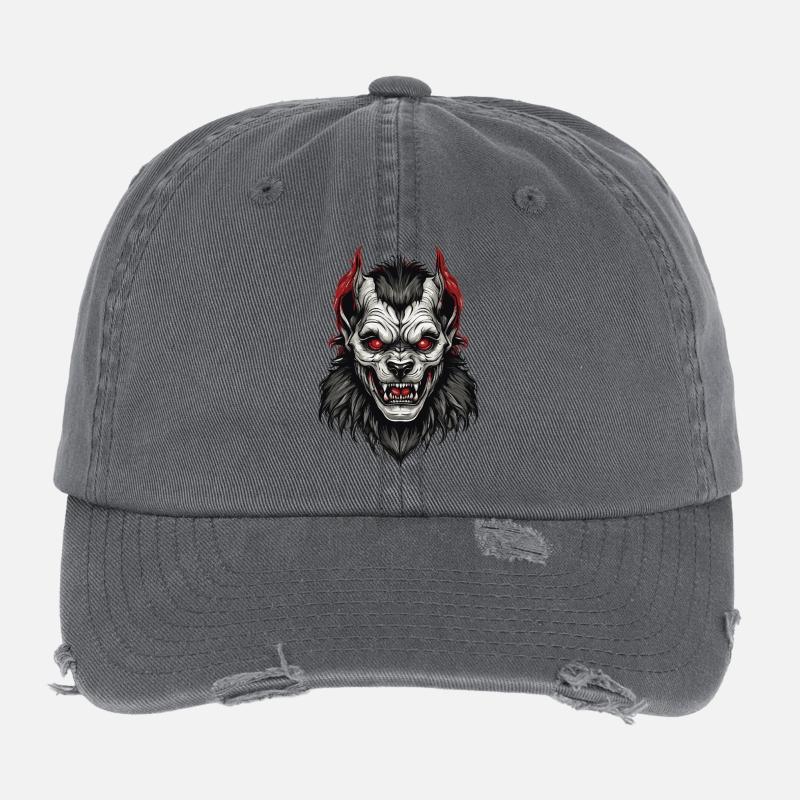 Hellhound Flexfit Vintage Destroyed Cap
