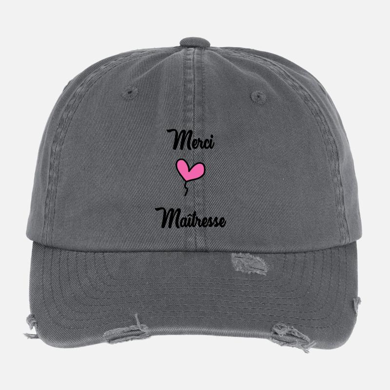 MERCI MAÎTRESSE Casquette vintage effet usé Flexfit