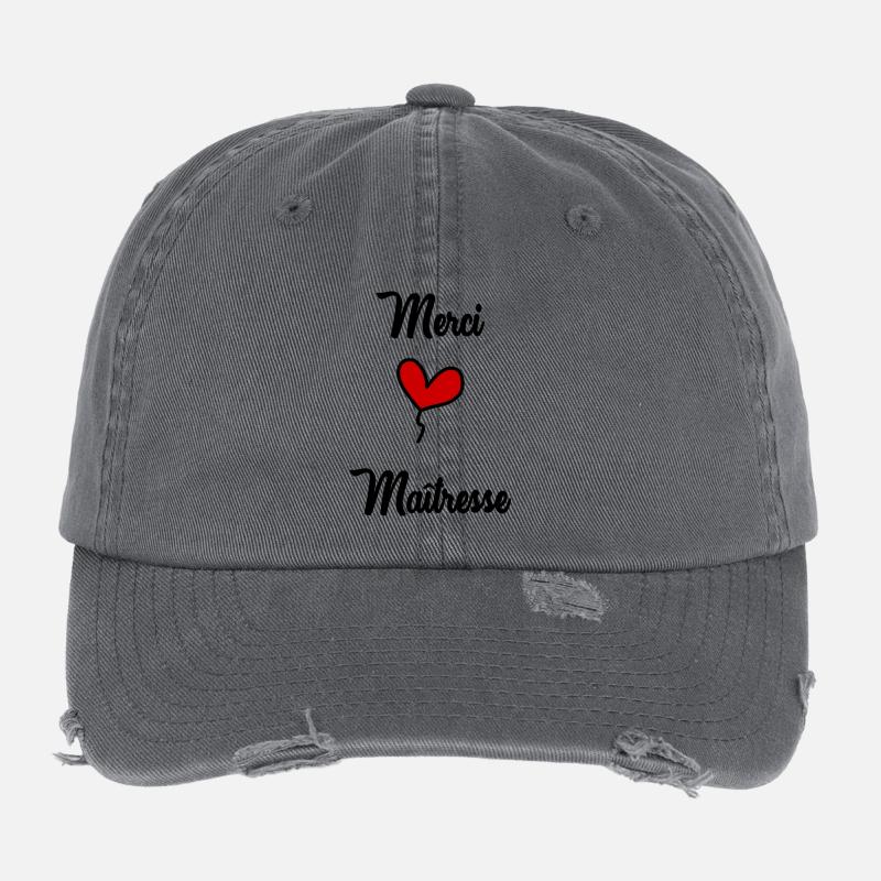 MERCI. MAÎTRESSE Casquette vintage effet usé Flexfit