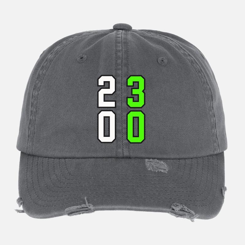 23 Zero Flexfit Vintage Destroyed Cap
