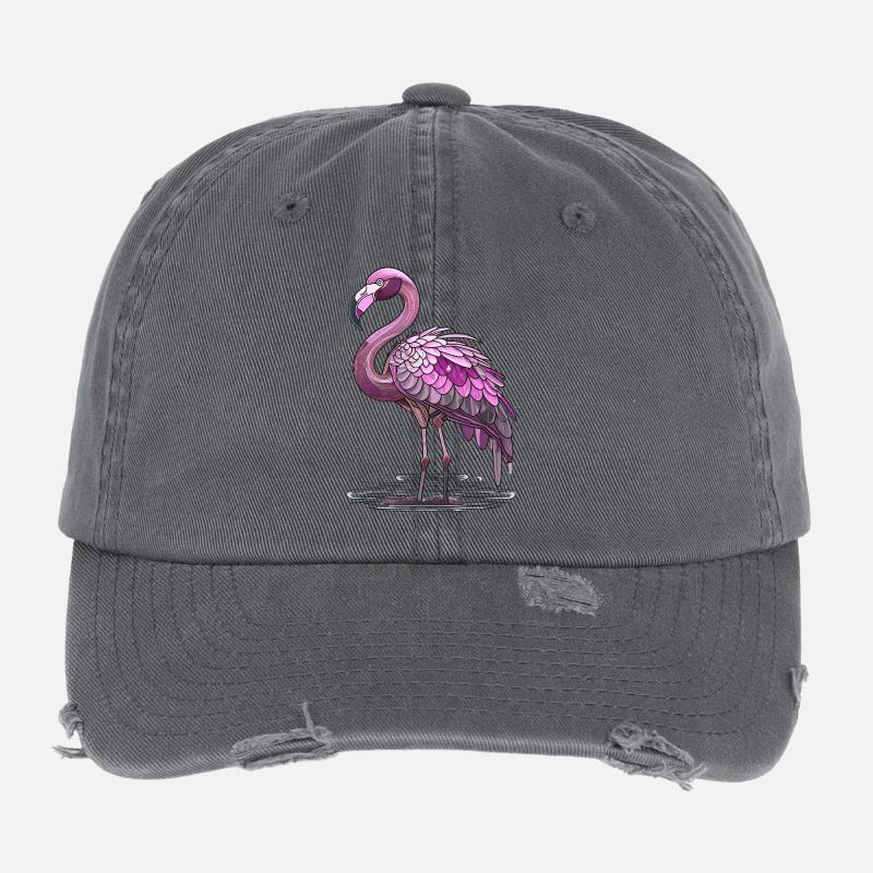 Flamingo Flexfit Vintage Destroyed Cap