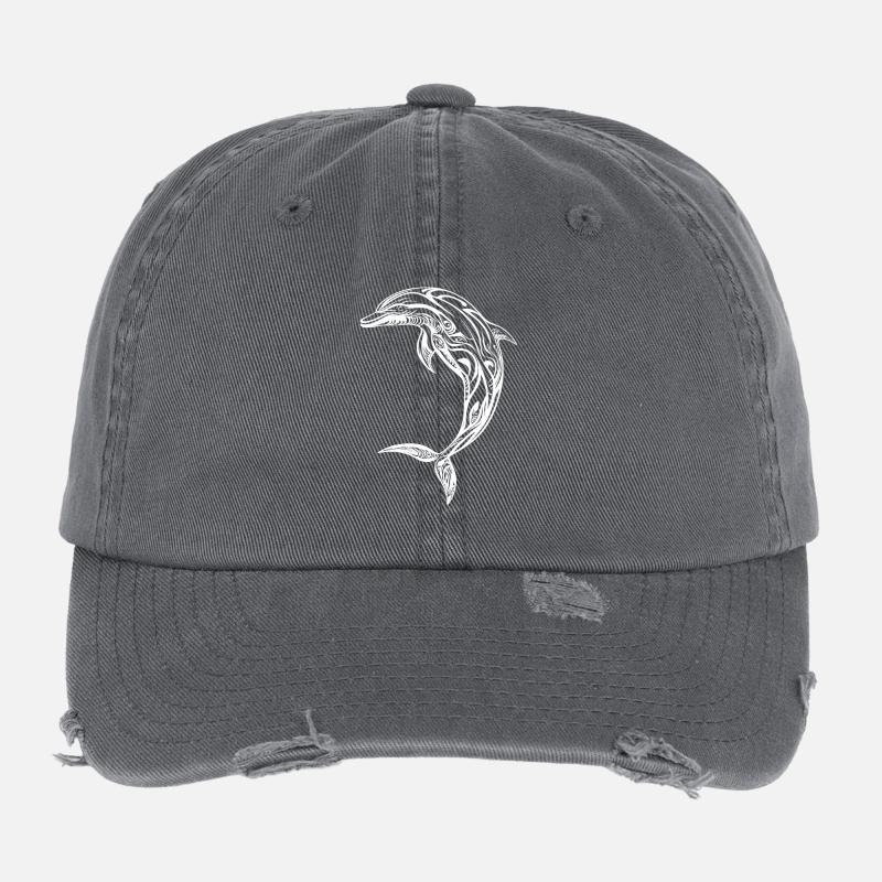 Dolphin Flexfit Vintage Destroyed Cap
