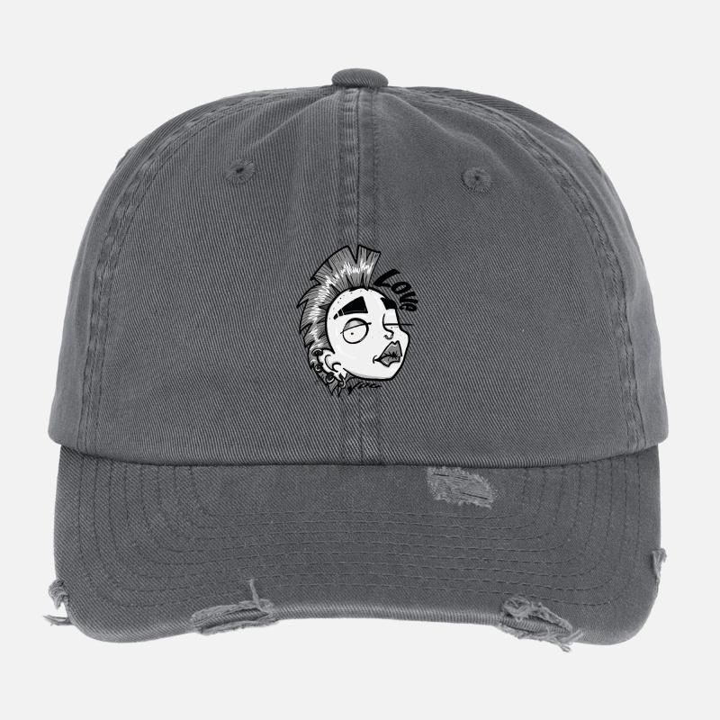 Love you Flexfit Vintage Destroyed Cap