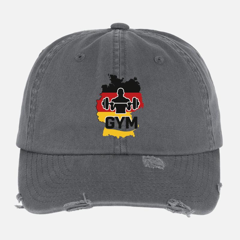 Muscle Nation EN Flexfit Vintage Destroyed Cap