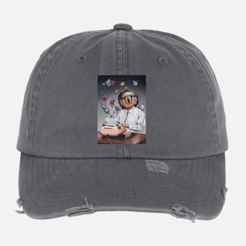 Isaac le bot Casquette vintage effet usé Flexfit