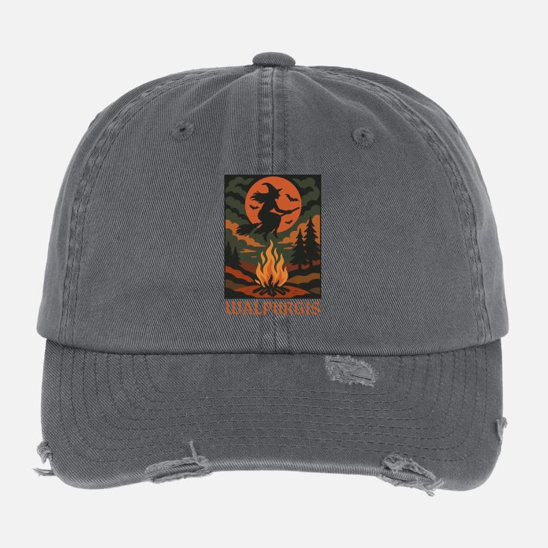 Walpurgis night Flexfit Vintage Destroyed Cap