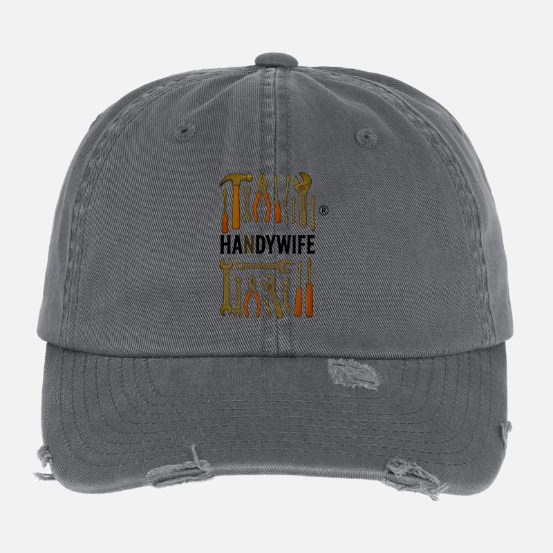 Outil de typographie Lettres Casquette vintage effet usé Flexfit