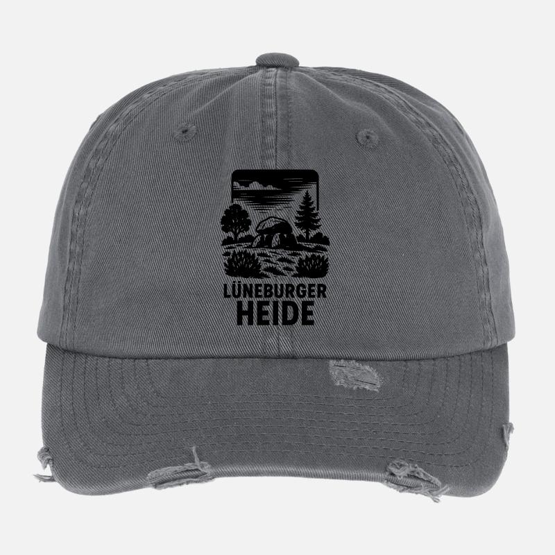 Lande de Lunebourg Casquette vintage effet usé Flexfit