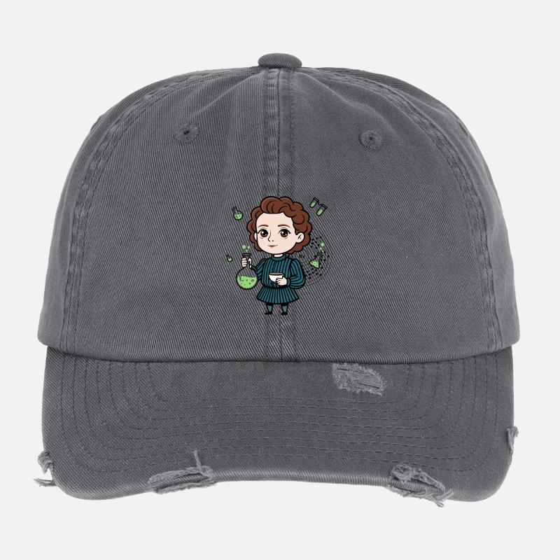 Die kleine Marie Curie Flexfit Vintage Destroyed Cap