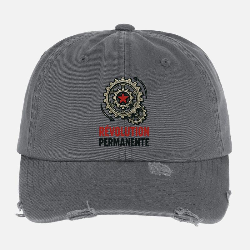 Permanent revolution Flexfit Vintage Destroyed Cap