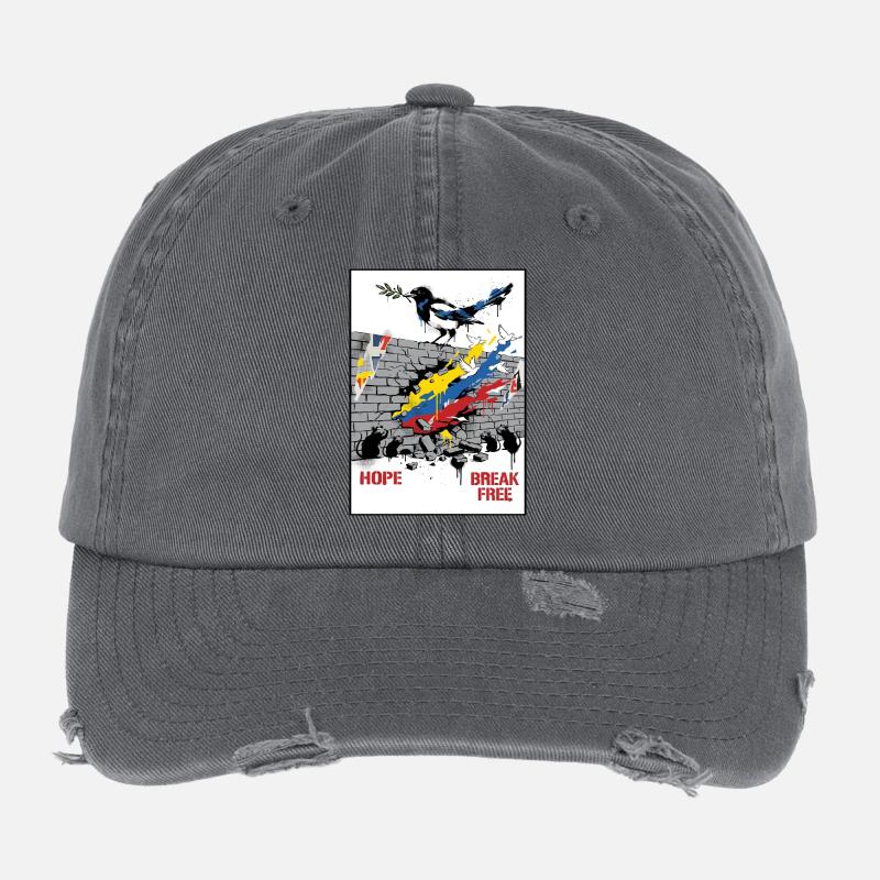 L’espoir de libérer l’art urbain colombien Casquette vintage effet usé Flexfit