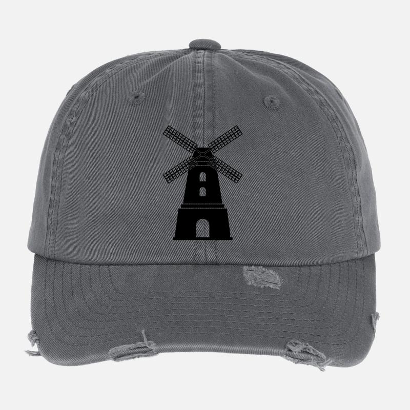 Moulin Casquette vintage effet usé Flexfit