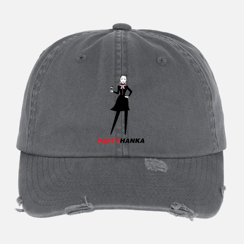 PARTY HANKA Flexfit Vintage Destroyed Cap