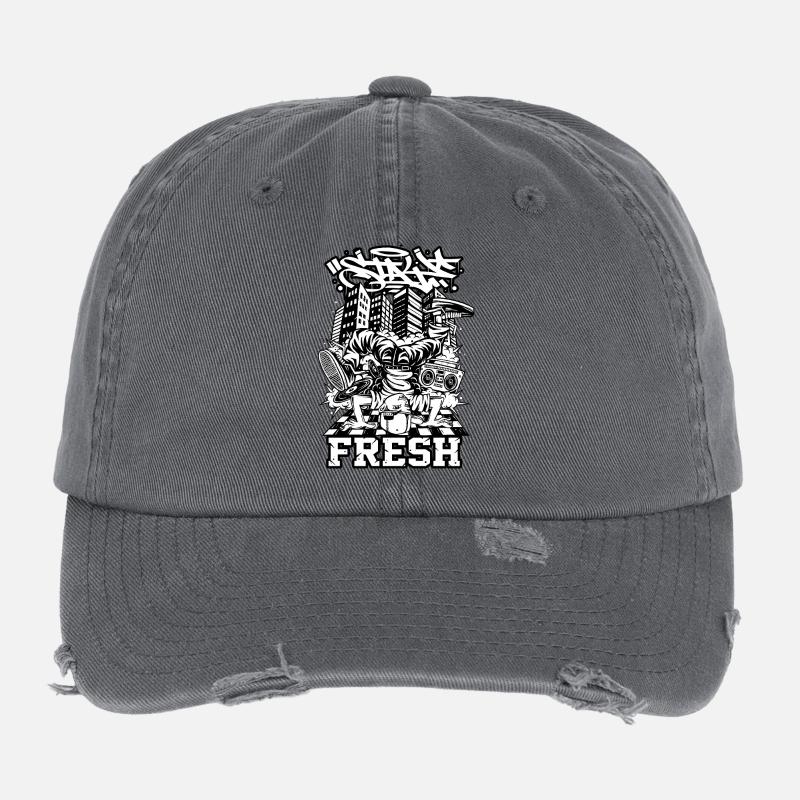 Breakdance | B-Boy | Hip Hop Casquette vintage effet usé Flexfit