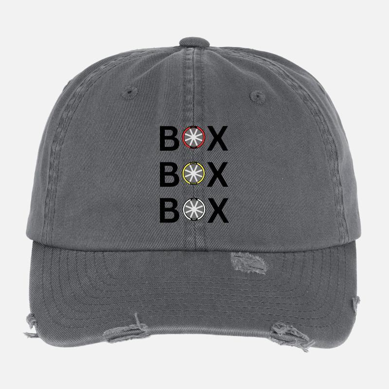Step Wheel: Soft Medium Hard - Flexfit Vintage Destroyed Cap - dark grey