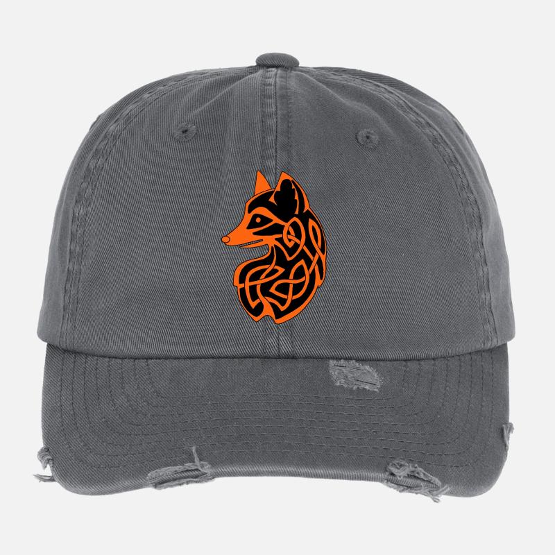 Celtic fox Flexfit Vintage Destroyed Cap