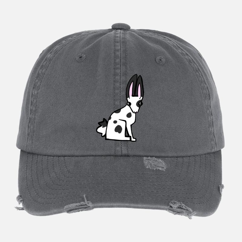 Lapin tacheté Casquette vintage effet usé Flexfit