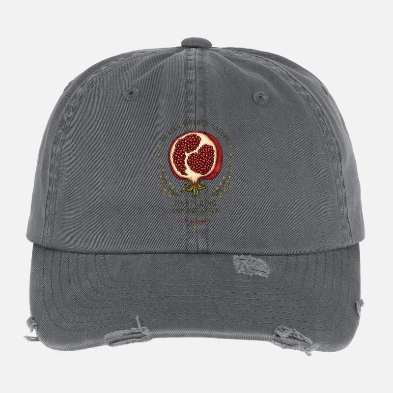 Be Like Mother Nature, Nurturing and Creative Flexfit Vintage Destroyed Cap