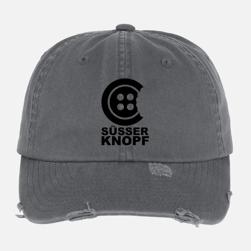 Süsser Knopf Flexfit Vintage Destroyed Cap
