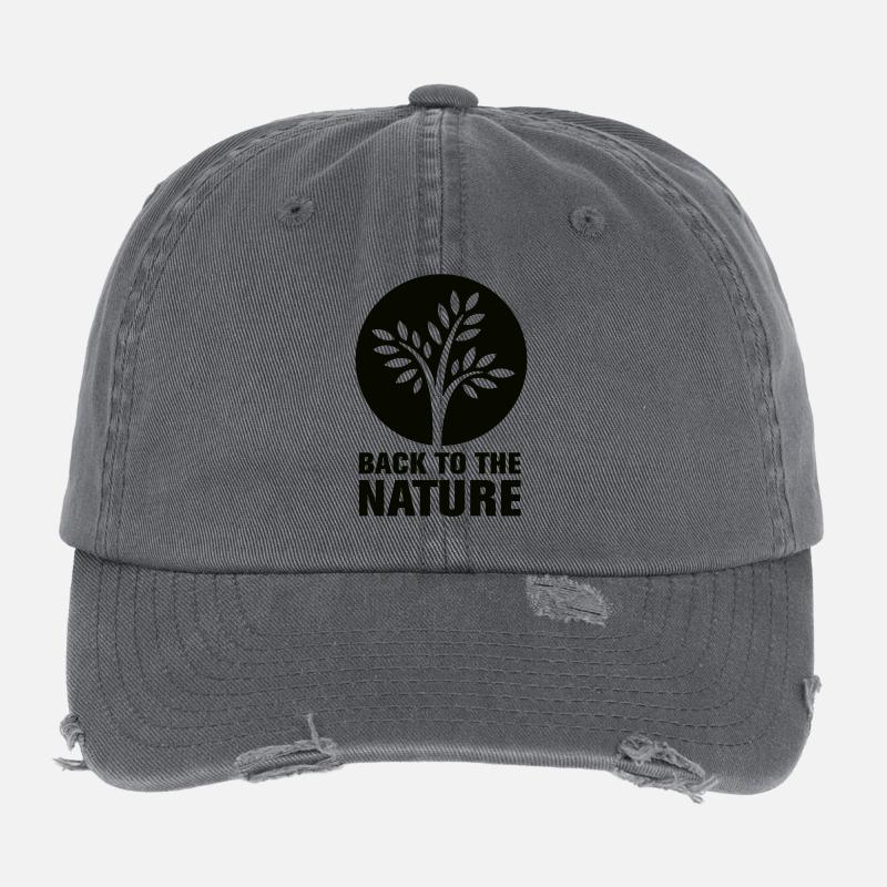 back2nature Casquette vintage effet usé Flexfit