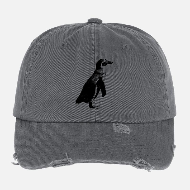 penguin Flexfit Vintage Destroyed Cap