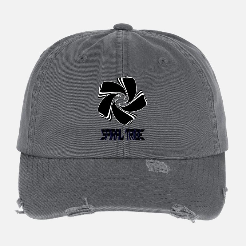 Spiral Tribe Flexfit Vintage Destroyed Cap