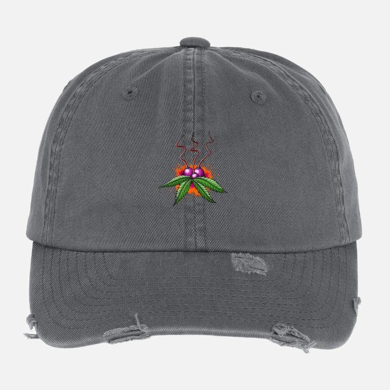 Weedfruit # 1 Flexfit Vintage Destroyed Cap