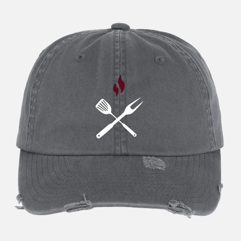Couverts de barbecue Casquette vintage effet usé Flexfit
