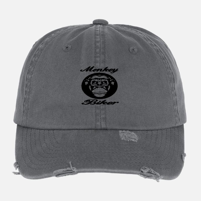 Monkey Biker Flexfit Vintage Destroyed Cap