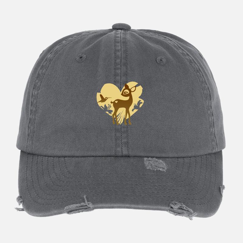 Rehkitz Flexfit Vintage Destroyed Cap