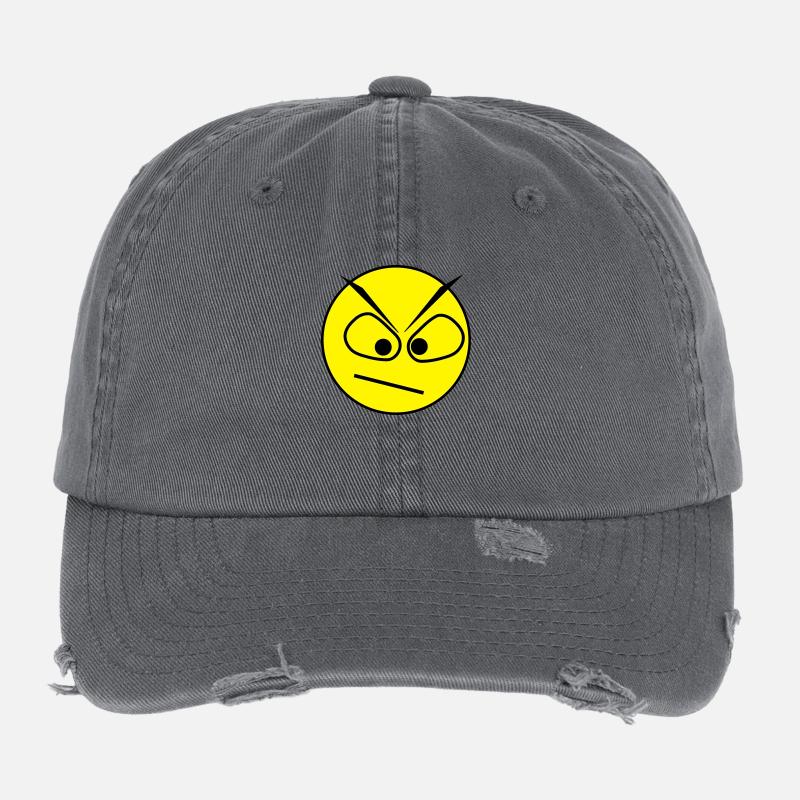 angry view Flexfit Vintage Destroyed Cap