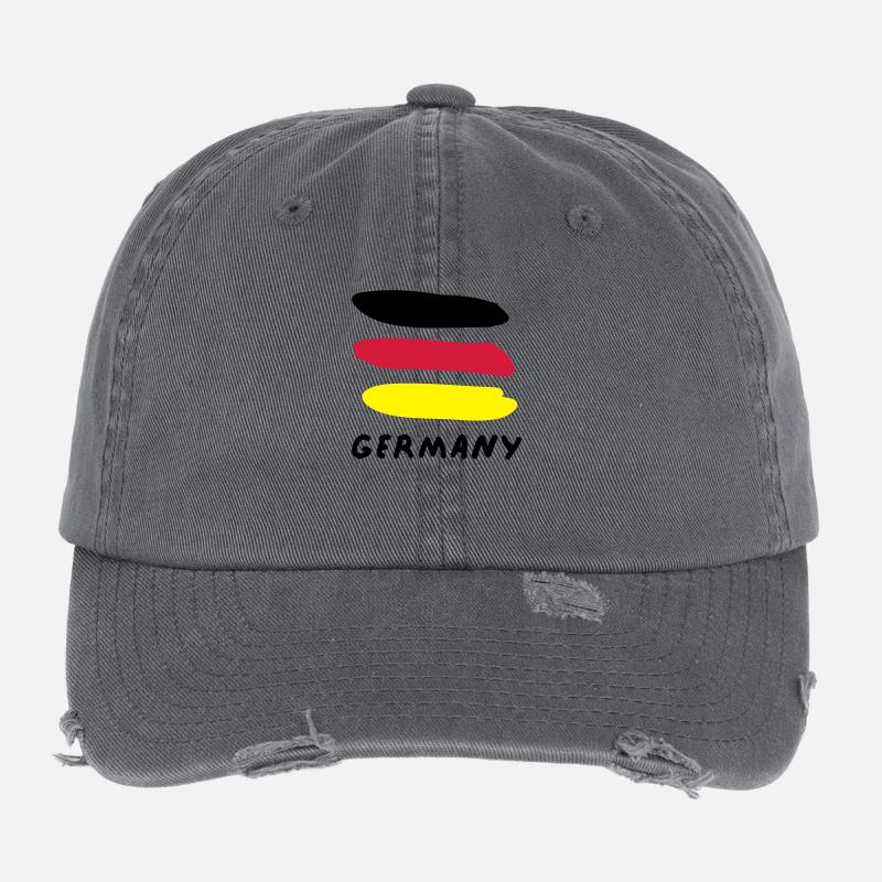 Germany Flexfit Vintage Destroyed Cap