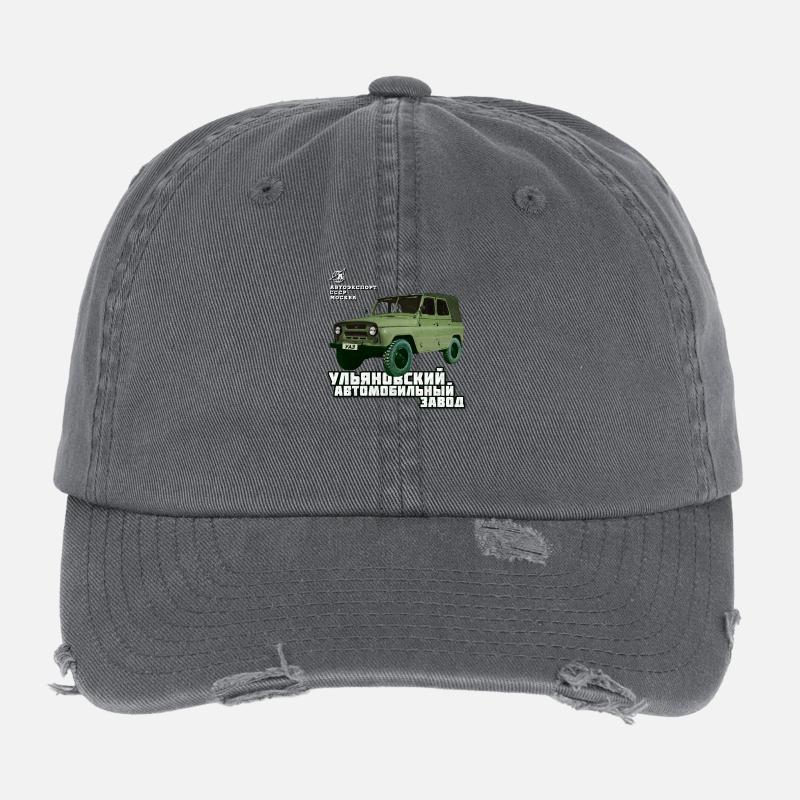 UAZ Jeep Flexfit Vintage Destroyed Cap