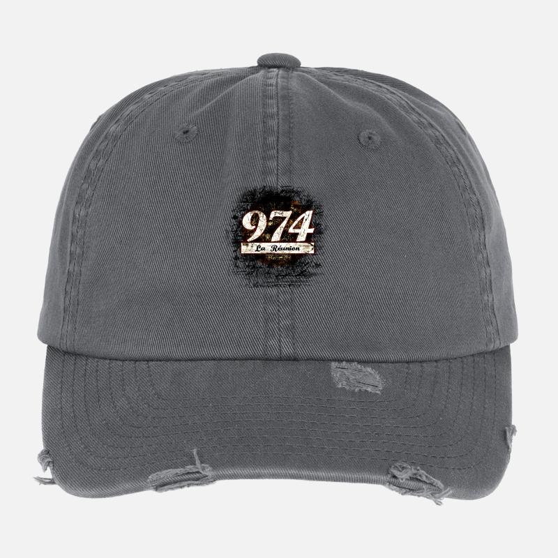 974 Treffen! Flexfit Vintage Destroyed Cap