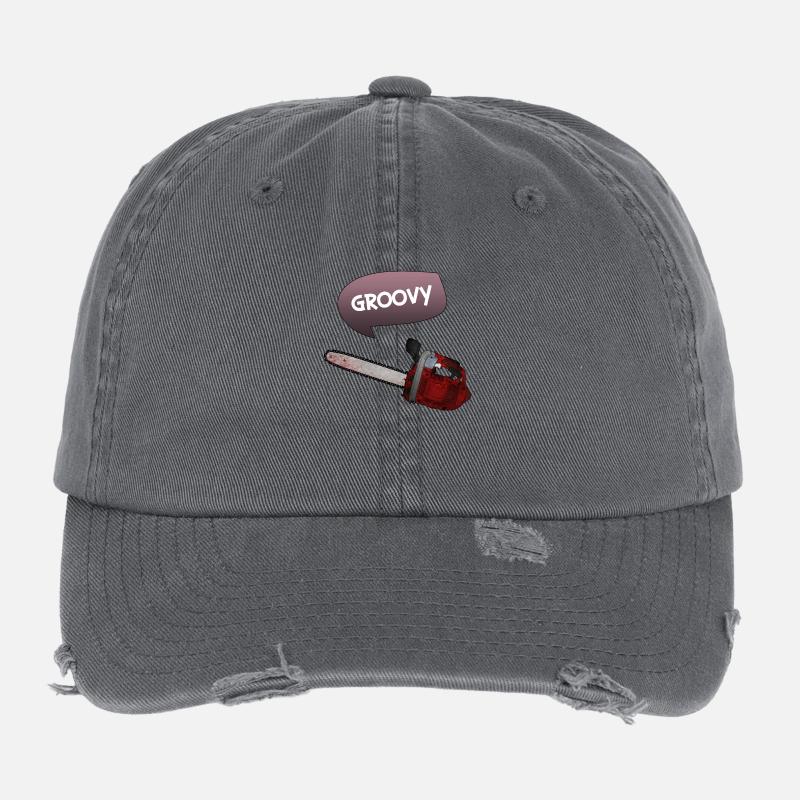 Evil dead - Groovy chains Casquette vintage effet usé Flexfit