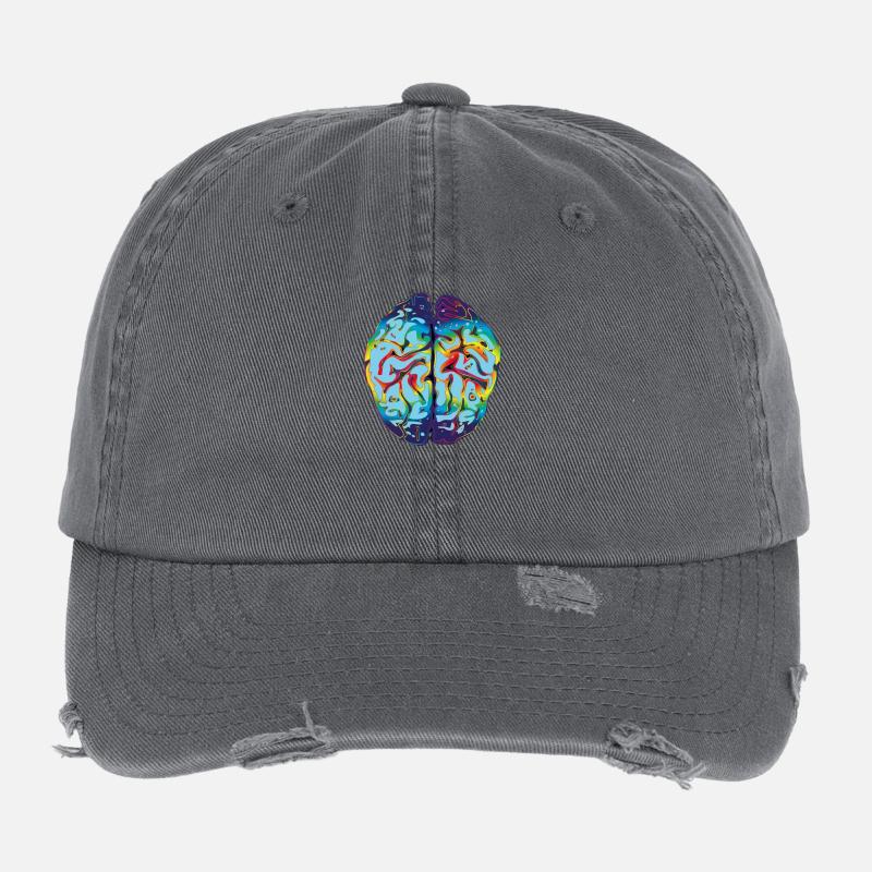LSD Gehirn Flexfit Vintage Destroyed Cap