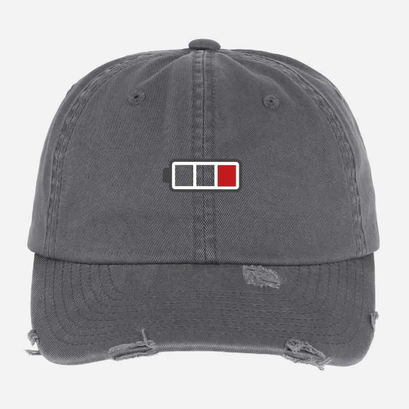 Low Battery Flexfit Vintage Destroyed Cap