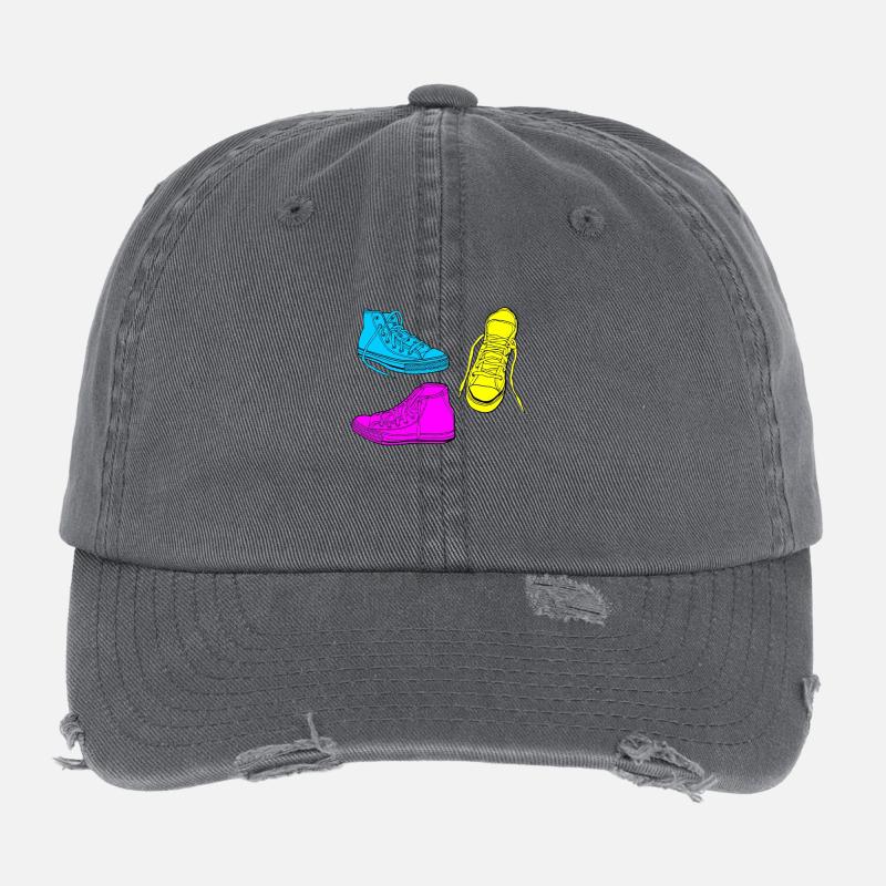 trainers coloured Flexfit Vintage Destroyed Cap