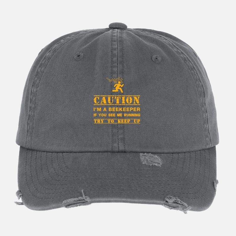 Warning: beekeeper Flexfit Vintage Destroyed Cap