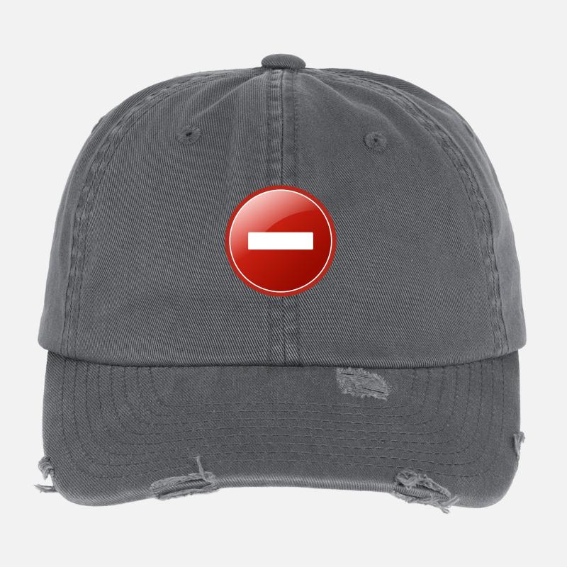 sens interdit Casquette vintage effet usé Flexfit