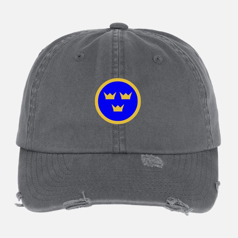 ENG Gold-Abzeichen Flexfit Vintage Destroyed Cap