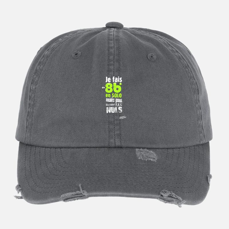 8b+ en solo Casquette vintage effet usé Flexfit