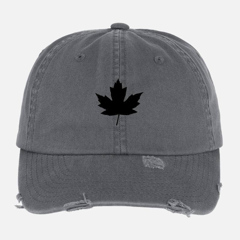 maple leaf Flexfit Vintage Destroyed Cap