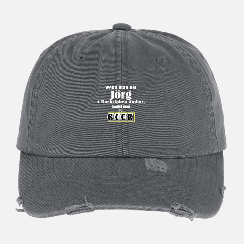Jörg und Bier Flexfit Vintage Destroyed Cap