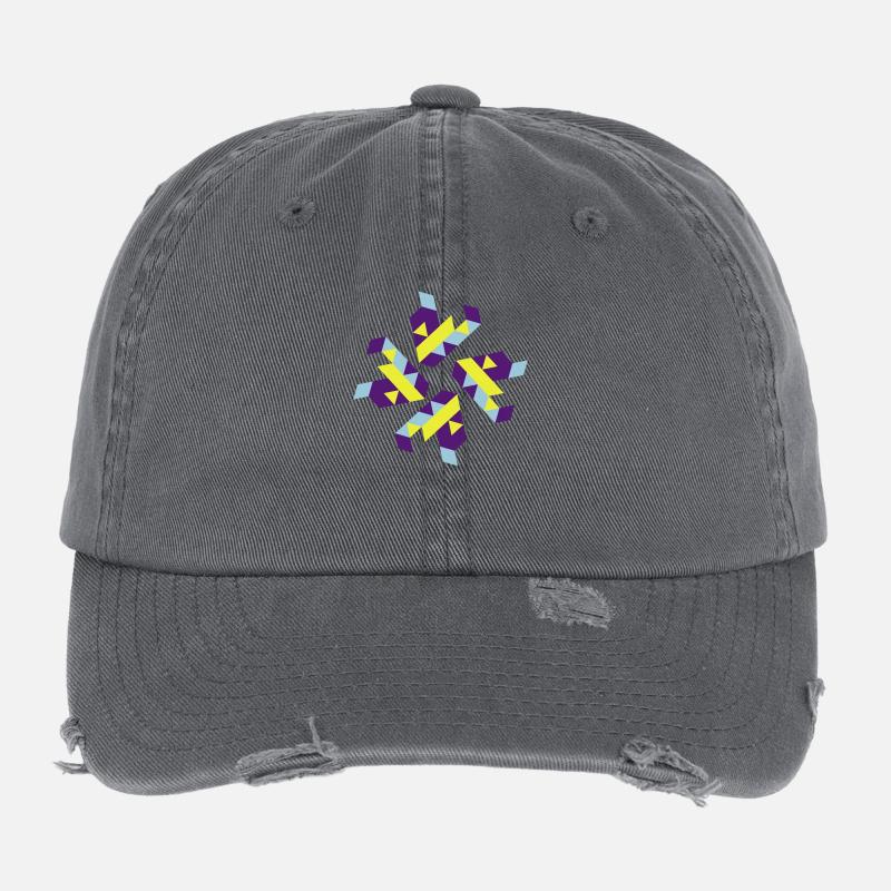 géométrie Casquette vintage effet usé Flexfit
