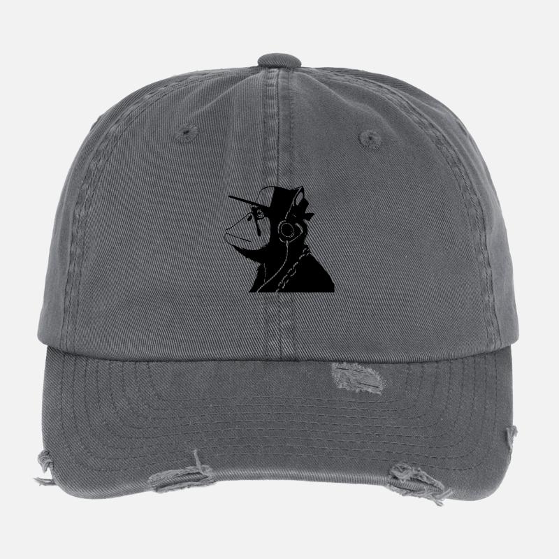 monkey alone Flexfit Vintage Destroyed Cap