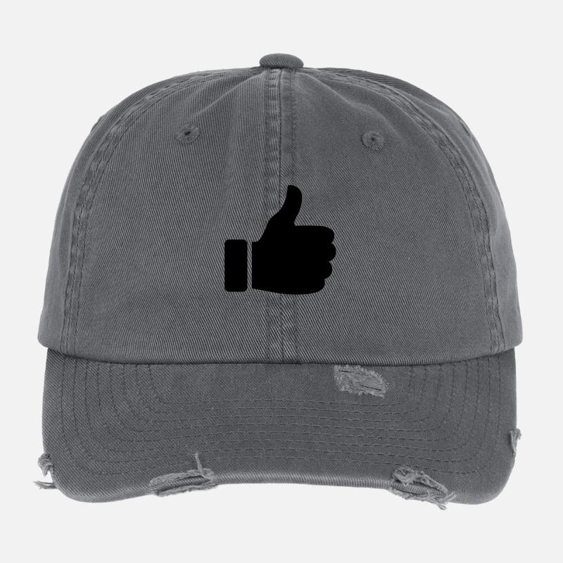 Thumbs up Flexfit Vintage Destroyed Cap