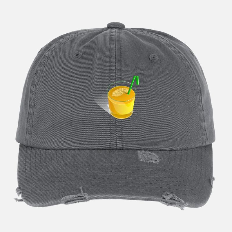 Orange Juice Saft Flexfit Vintage Destroyed Cap