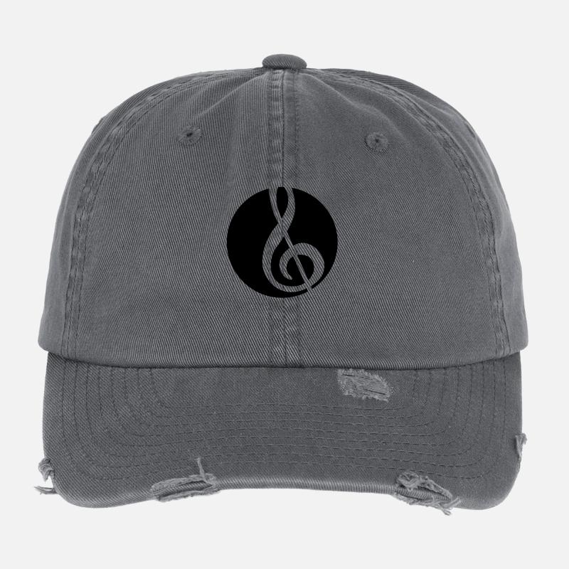 Music Flexfit Vintage Destroyed Cap